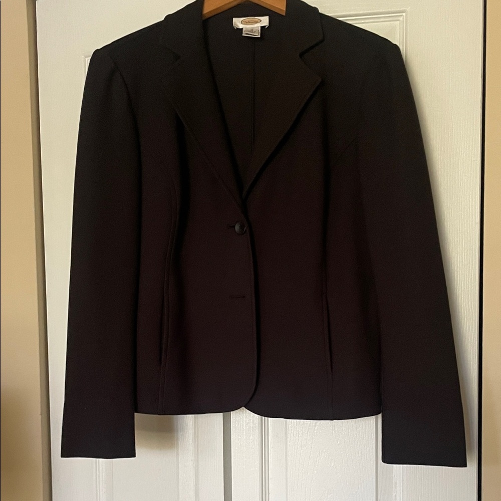 Talbots Elegant Black Blazer